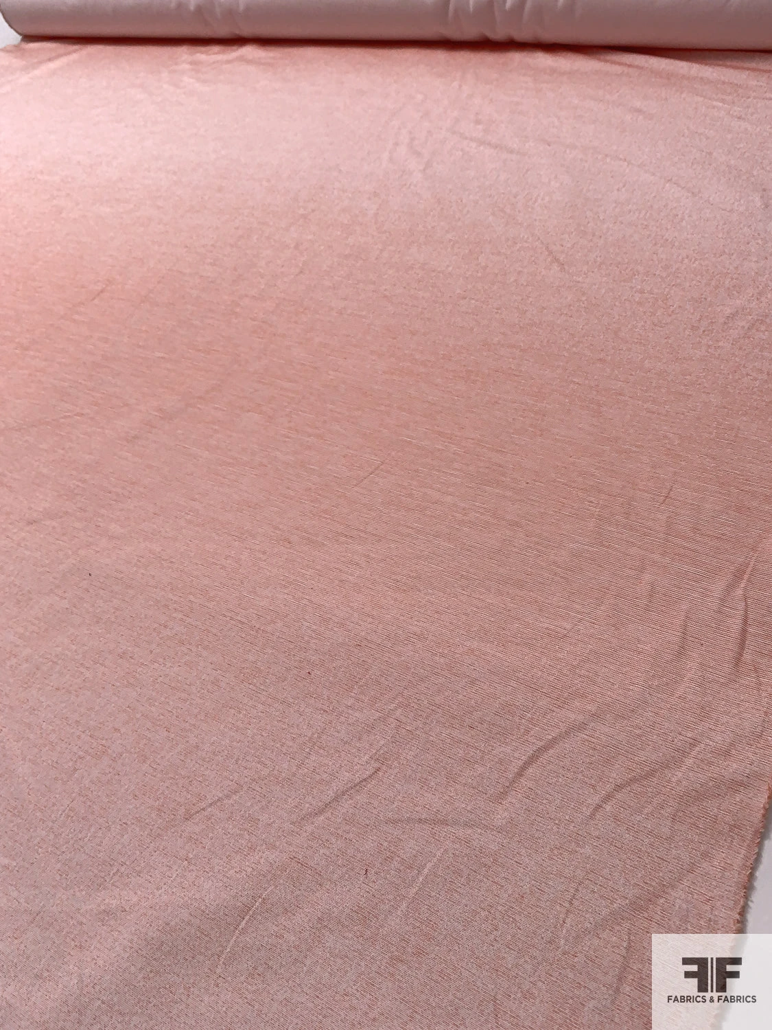 Woven Ombré Cotton Poplin - Orange / Off-White 9 Woven Ombré Cotton Poplin - Orange / Off-White - Image 7