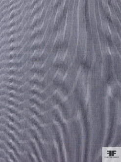 Vertical Striped Fine Cotton Shirting - Denim Blue / White 13 Vertical Striped Fine Cotton Shirting - Denim Blue / White -Fabrics And Fabrics Store 17571 3