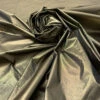 Italian Solid Tissue Lamé - Metallic Olive -Fabrics And Fabrics Store 17607 3