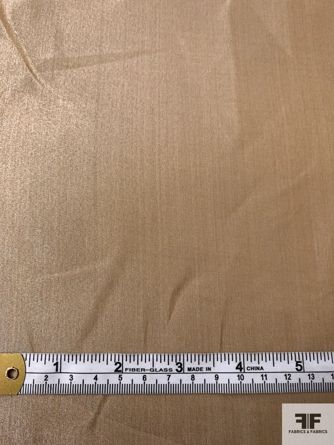 Italian Vintage Ralph Lauren Solid Silk Blend Lamé - Light Gold / Light Brown 7 Italian Vintage Ralph Lauren Solid Silk Blend Lamé - Light Gold / Light Brown - Image 5