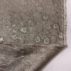 Italian Leaf Anf Floral Textured Soft Brocade Lamé - Rhino Grey / Metallic Dark Silver