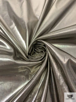 Italian Solid Tissue Lamé - Silvery-Gold -Fabrics And Fabrics Store 17630 2