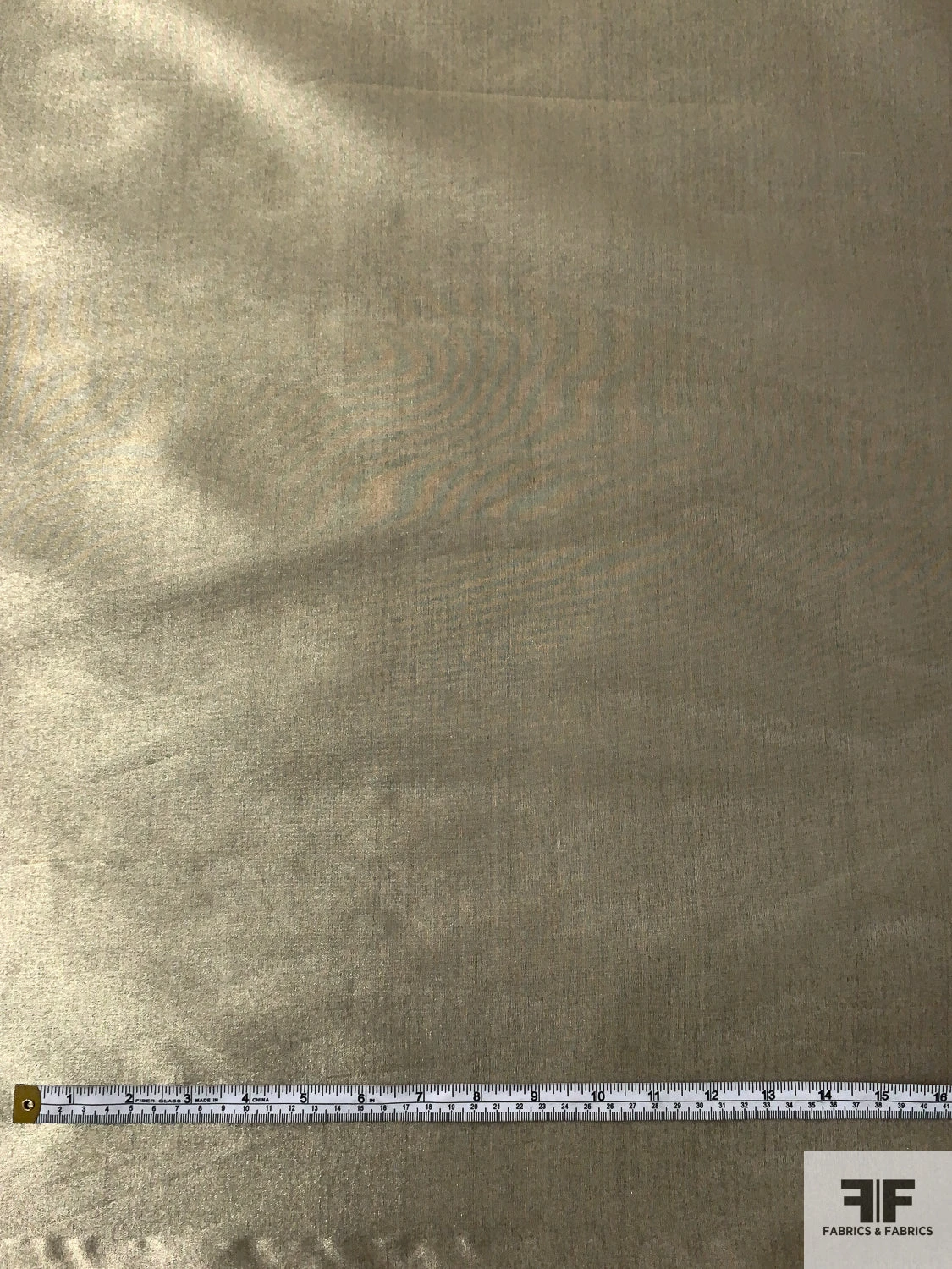 Italian Stiff Lamé Silk Organza - Antique Ice Gold 7 Italian Stiff Lamé Silk Organza - Antique Ice Gold - Image 5