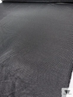 Italian Pique Lamé Brocade - Black / Silver 16 Italian Pique Lamé Brocade - Black / Silver -Fabrics And Fabrics Store 17633 8