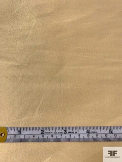Italian Solid Lamé With Vertical Stretch - Light Gold -Fabrics And Fabrics Store 17653 7