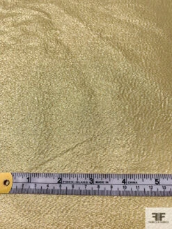 Italian Textured-Look Lamé With Vertical Stretch - Yellow Gold -Fabrics And Fabrics Store 17660 6