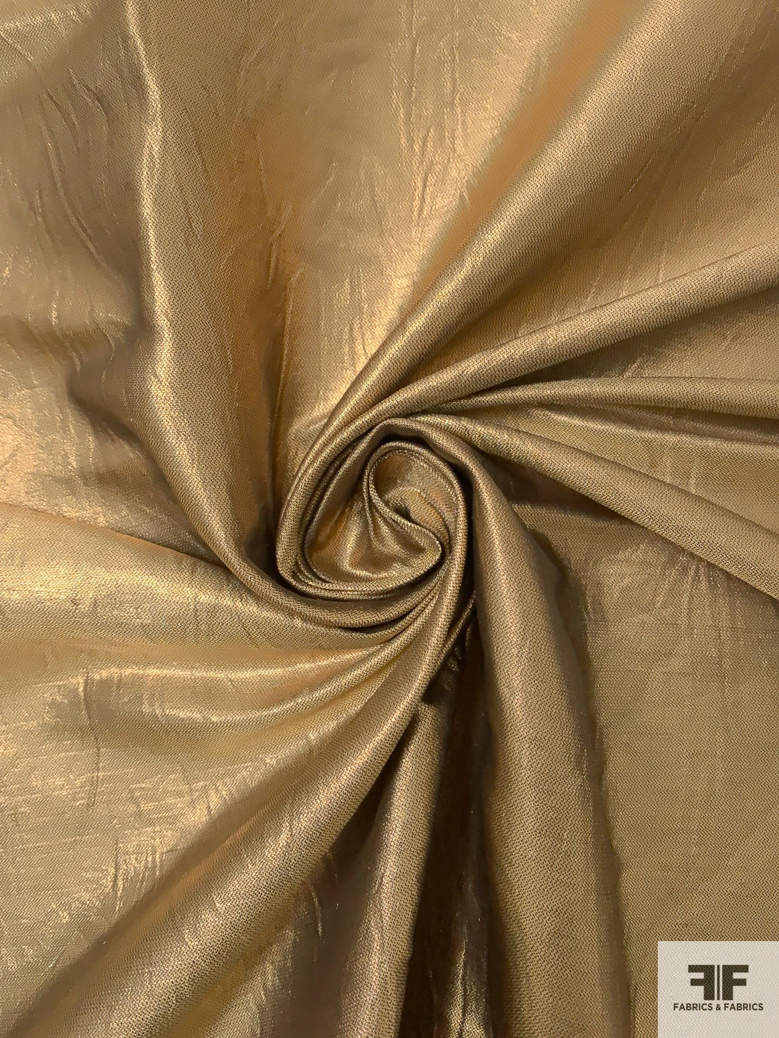 Italian Vintage Ralph Lauren Heavy Lamé - Warm Gold 3 Italian Vintage Ralph Lauren Heavy Lamé - Warm Gold