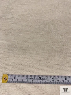 Italian Micro-Dotted Linen-Weave Lamé - Cream / Gold -Fabrics And Fabrics Store 17687 5