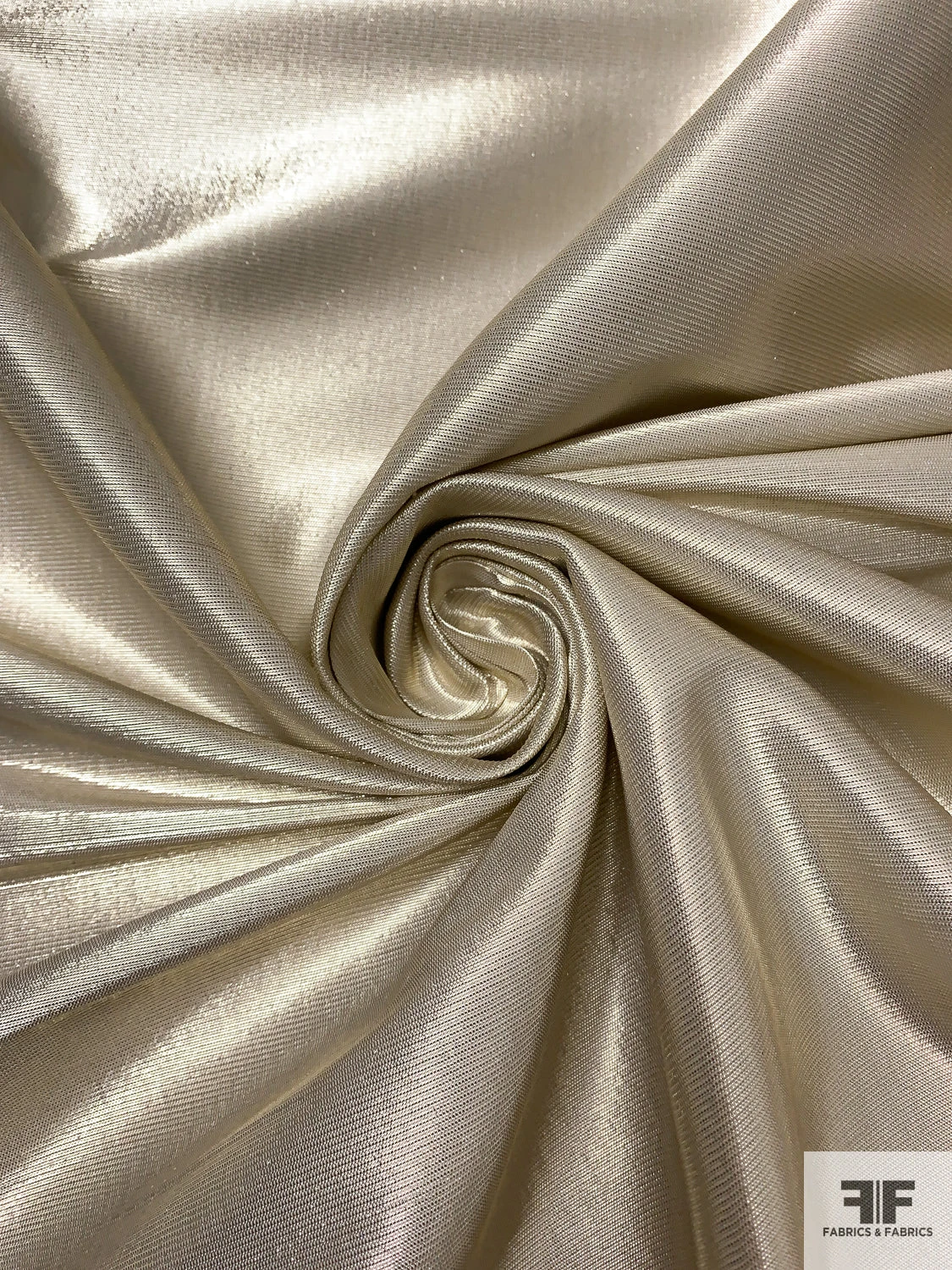 Italian Fine Ottoman Lamé - Ice Gold 3 Italian Fine Ottoman Lamé - Ice Gold