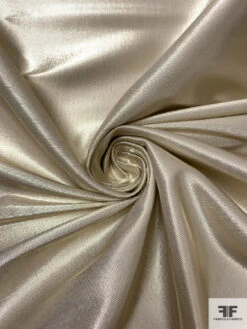 Italian Fine Ottoman Lamé - Ice Gold 11 Italian Fine Ottoman Lamé - Ice Gold -Fabrics And Fabrics Store 17689 2