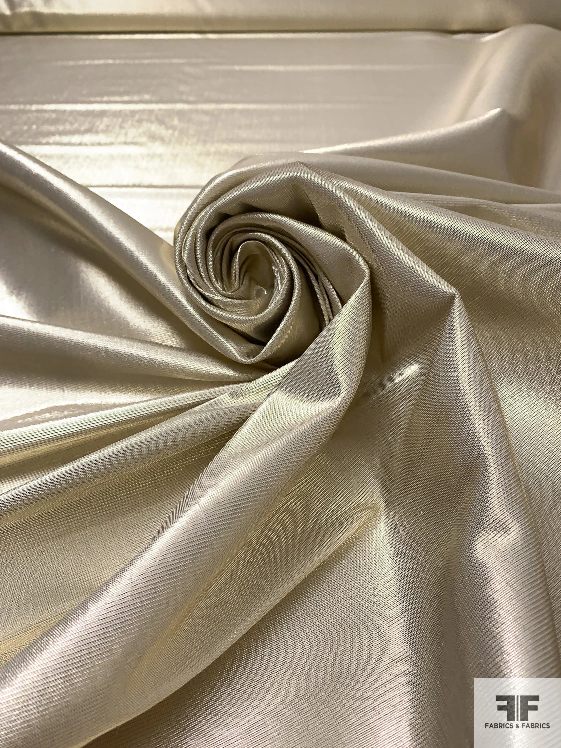 Italian Fine Ottoman Lamé - Ice Gold 6 Italian Fine Ottoman Lamé - Ice Gold - Image 4