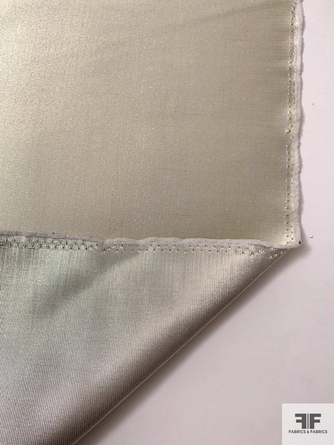 Italian Fine Ottoman Lamé - Ice Gold 8 Italian Fine Ottoman Lamé - Ice Gold - Image 6