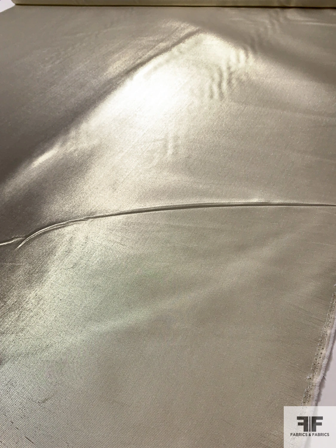 Italian Fine Ottoman Lamé - Ice Gold 9 Italian Fine Ottoman Lamé - Ice Gold - Image 7