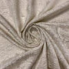 Italian Metallic Floral Textured Soft Lamé - Light Taupe / Silver 2 Italian Metallic Floral Textured Soft Lamé - Light Taupe / Silver -Fabrics And Fabrics Store 17690 1
