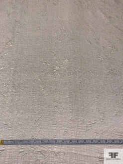 Italian Metallic Floral Textured Soft Lamé - Light Taupe / Silver 16 Italian Metallic Floral Textured Soft Lamé - Light Taupe / Silver -Fabrics And Fabrics Store 17690 6