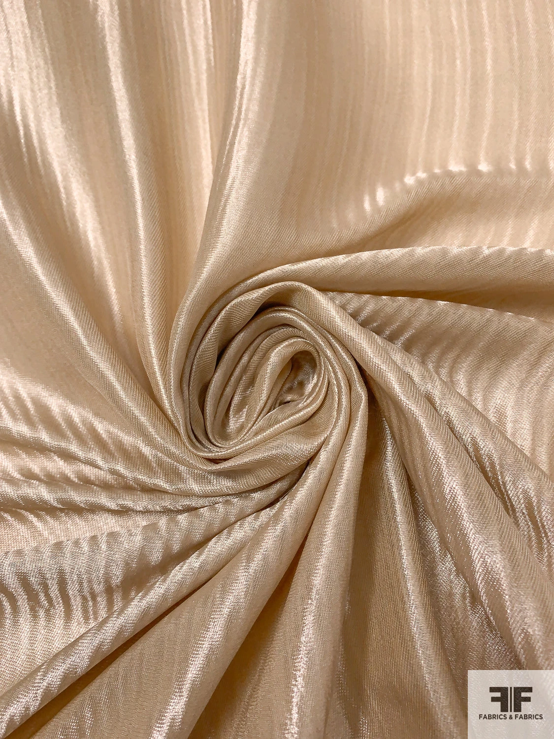 Italian Slightly Crinkled Lamé-Look Novelty - Champagne-Gold 4 Italian Slightly Crinkled Lamé-Look Novelty - Champagne-Gold - Image 2