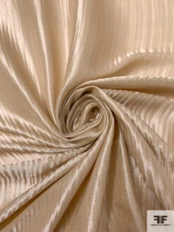 Italian Slightly Crinkled Lamé-Look Novelty - Champagne-Gold 13 Italian Slightly Crinkled Lamé-Look Novelty - Champagne-Gold -Fabrics And Fabrics Store 17695 2