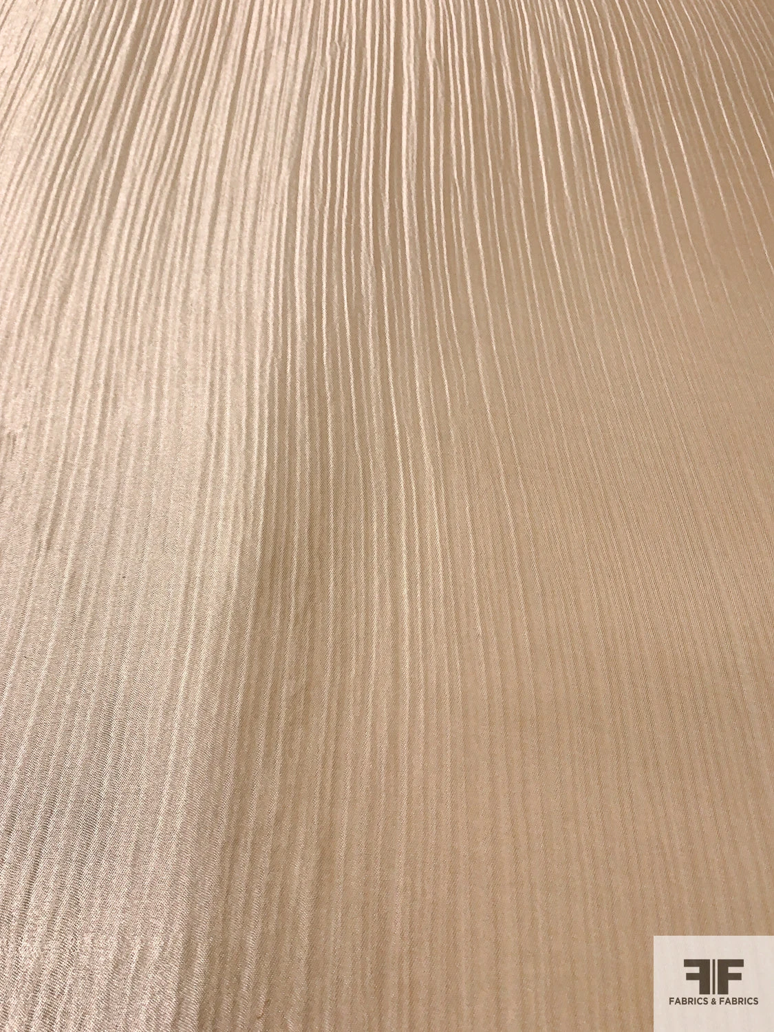 Italian Slightly Crinkled Lamé-Look Novelty - Champagne-Gold 7 Italian Slightly Crinkled Lamé-Look Novelty - Champagne-Gold - Image 5