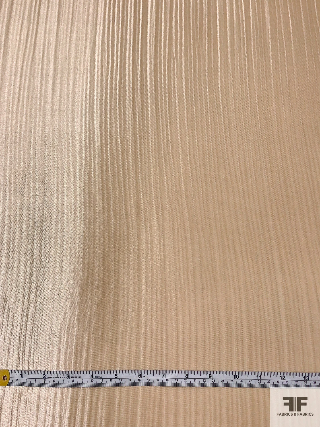 Italian Slightly Crinkled Lamé-Look Novelty - Champagne-Gold 8 Italian Slightly Crinkled Lamé-Look Novelty - Champagne-Gold - Image 6