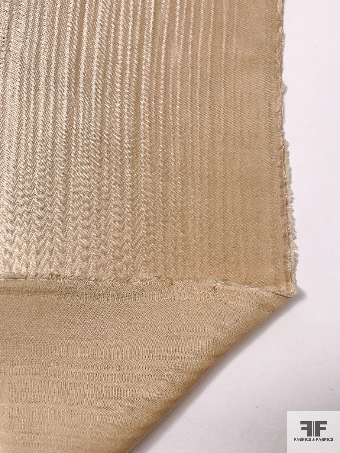 Italian Slightly Crinkled Lamé-Look Novelty - Champagne-Gold 10 Italian Slightly Crinkled Lamé-Look Novelty - Champagne-Gold - Image 8