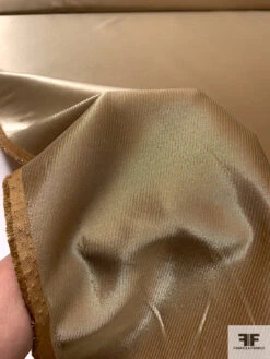 Italian Twill-Weave Lamé Suiting - Pearlized Tan 15 Italian Twill-Weave Lamé Suiting - Pearlized Tan -Fabrics And Fabrics Store 17700 9