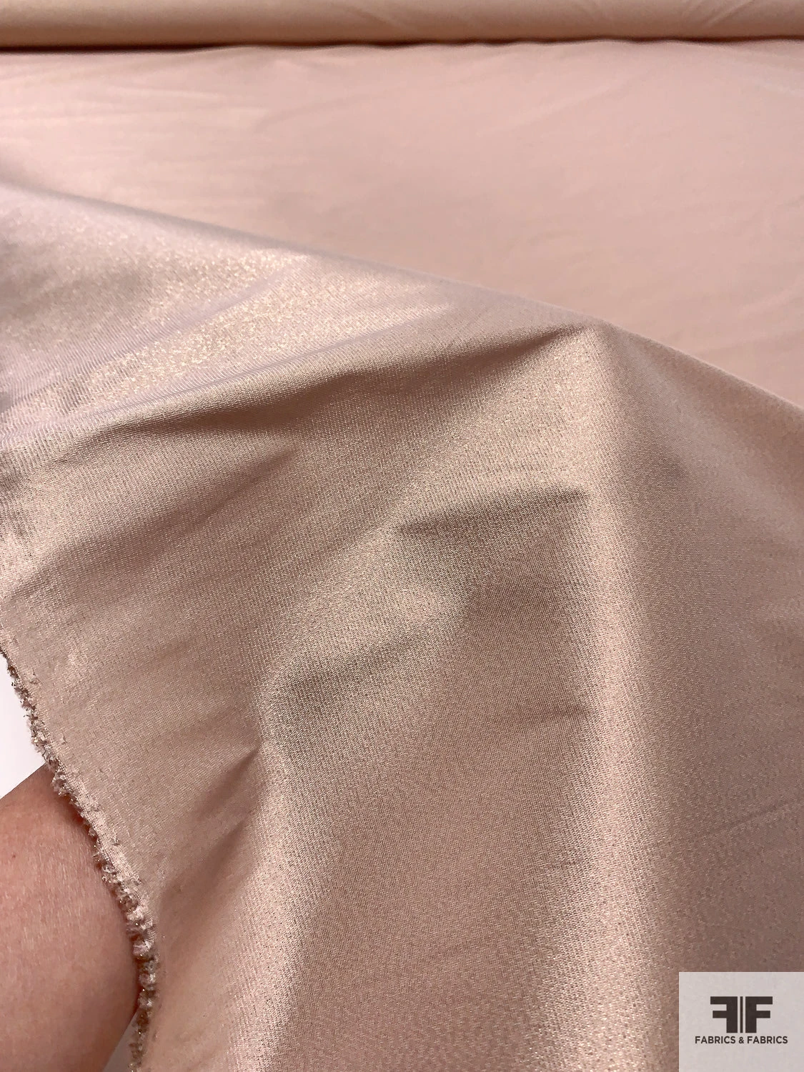 French Glam Lamé With Vertical Stretch - Rose Gold 9 French Glam Lamé With Vertical Stretch - Rose Gold - Image 7