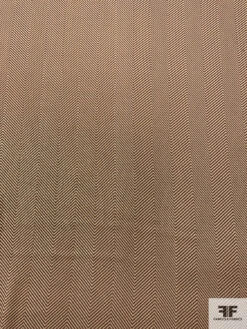 Italian Herringbone Lamé Suiting - Tan / Brown / Gold 15 Italian Herringbone Lamé Suiting - Tan / Brown / Gold -Fabrics And Fabrics Store 17708 4