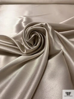 Italian Satin-Weight Lamé - Glam Oyster 12 Italian Satin-Weight Lamé - Glam Oyster -Fabrics And Fabrics Store 17709 3
