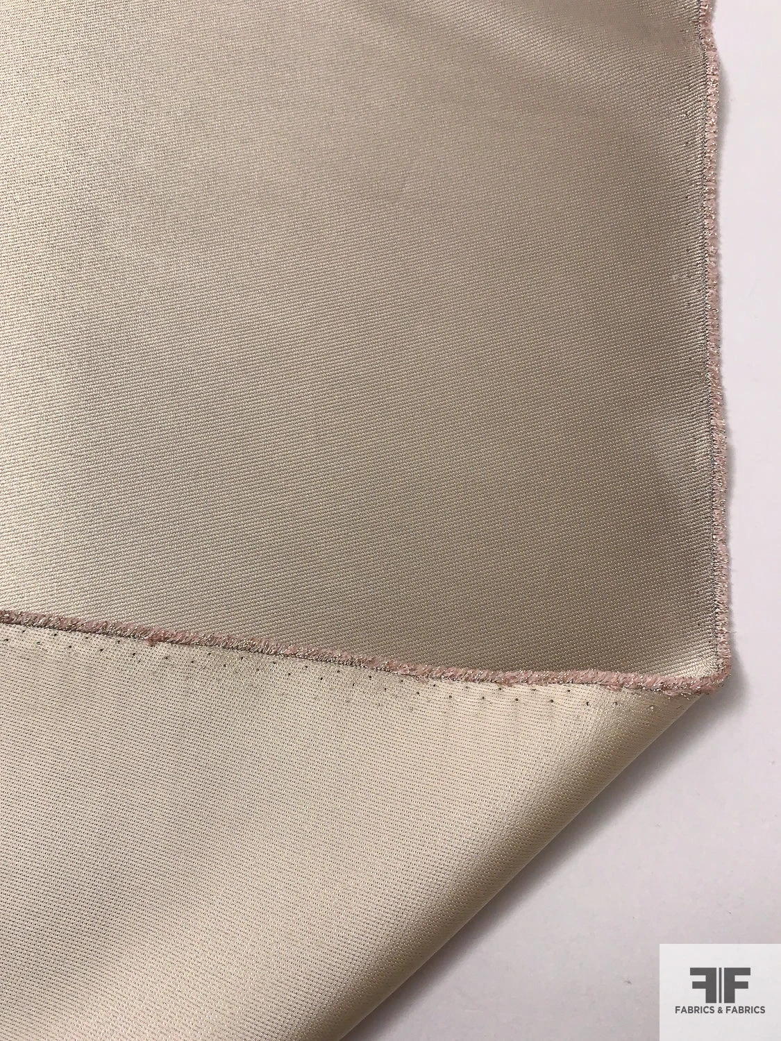 Italian Satin-Weight Lamé - Glam Oyster 8 Italian Satin-Weight Lamé - Glam Oyster - Image 6