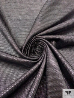 Italian Pique-Weave Lamé - Metallic Purple / Silver / Black 11 Italian Pique-Weave Lamé - Metallic Purple / Silver / Black -Fabrics And Fabrics Store 17719 2