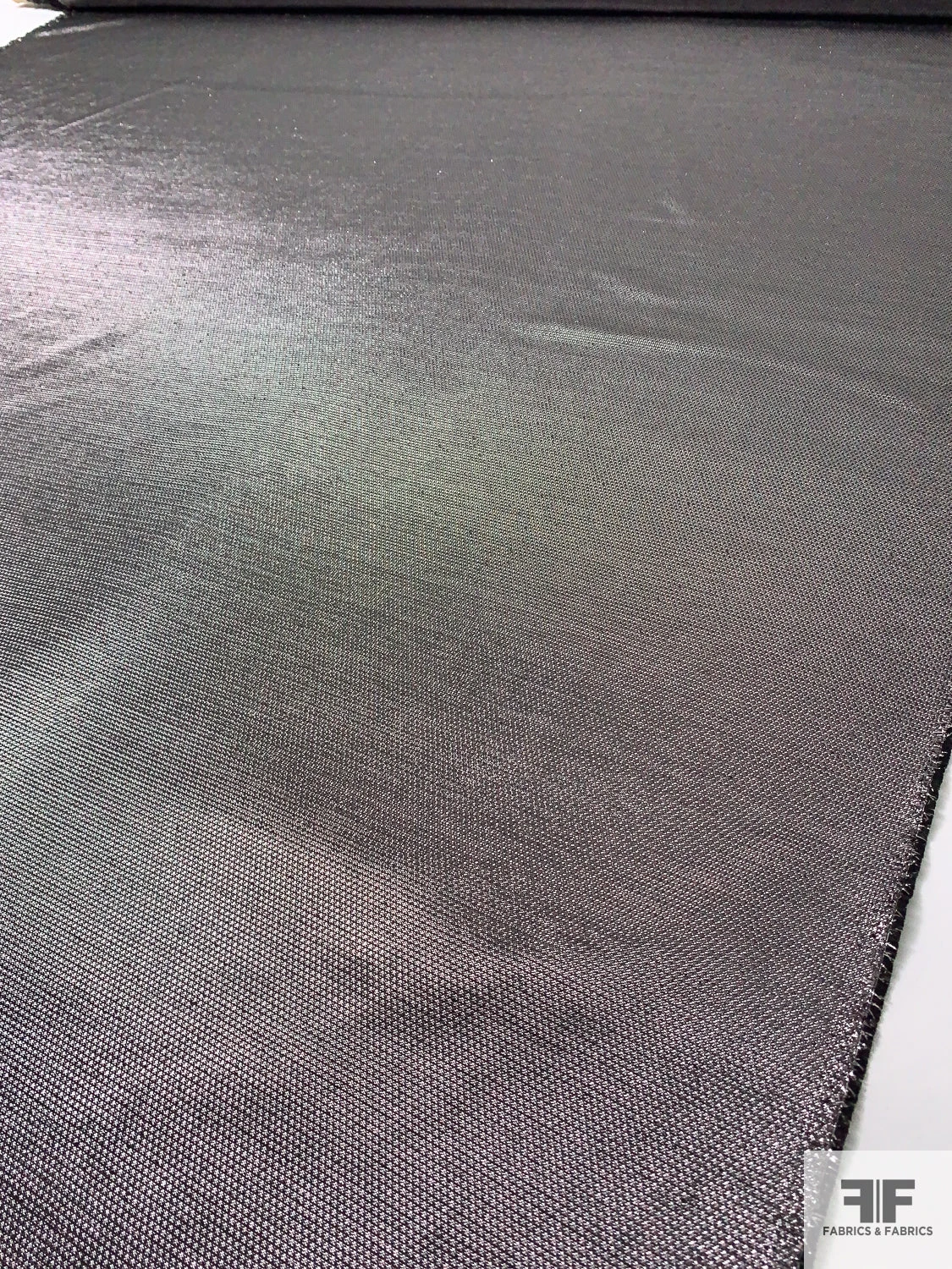 Italian Pique-Weave Lamé - Metallic Purple / Silver / Black 8 Italian Pique-Weave Lamé - Metallic Purple / Silver / Black - Image 6