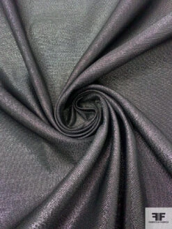 Metallic Microstriped Satin-Backed Lamé - Silver / Black 11 Metallic Microstriped Satin-Backed Lamé - Silver / Black -Fabrics And Fabrics Store 17720 2