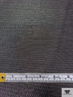 Metallic Microstriped Satin-Backed Lamé - Silver / Black 13 Metallic Microstriped Satin-Backed Lamé - Silver / Black -Fabrics And Fabrics Store 17720 6