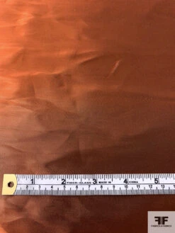 Italian Memory Satin Lamé - Hot Copper -Fabrics And Fabrics Store 17726 6