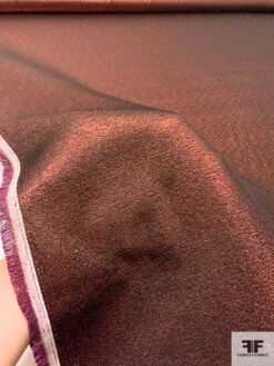 Italian Solid Lamé Suiting - Copper / Black 15 Italian Solid Lamé Suiting - Copper / Black -Fabrics And Fabrics Store 17731 10