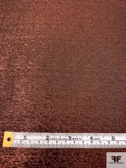 Italian Solid Lamé Suiting - Copper / Black 13 Italian Solid Lamé Suiting - Copper / Black -Fabrics And Fabrics Store 17731 7