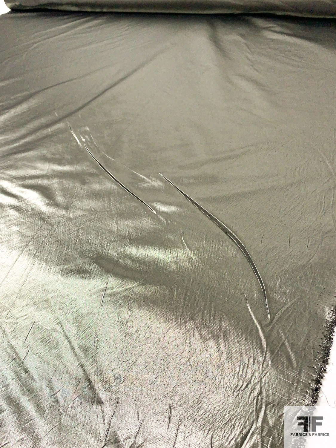 Italian Faille-Look Lamé - Metallic Army Green 8 Italian Faille-Look Lamé - Metallic Army Green - Image 6