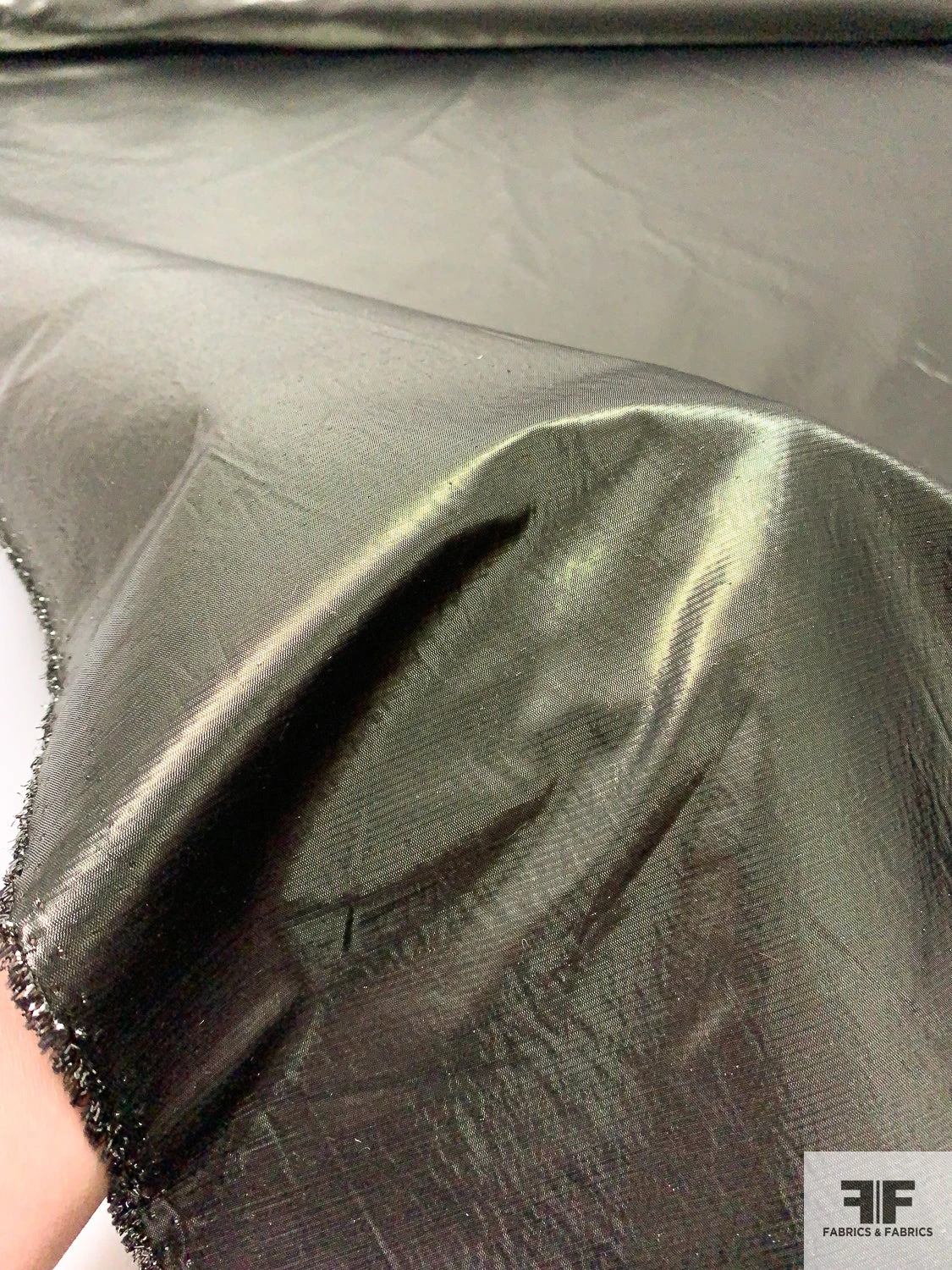 Italian Faille-Look Lamé - Metallic Army Green 9 Italian Faille-Look Lamé - Metallic Army Green - Image 7