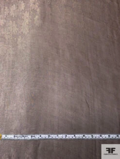 Italian Vintage Ralph Lauren Floral Jacquard Sheer Lamé - Eggplant Brown / Antique Gold 13 Italian Vintage Ralph Lauren Floral Jacquard Sheer Lamé - Eggplant Brown / Antique Gold -Fabrics And Fabrics Store 17743 5