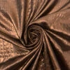 Italian Reptile Pattern Embossed-Look Lamé - Brown Copper 1 Italian Reptile Pattern Embossed-Look Lamé - Brown Copper -Fabrics And Fabrics Store 17744 1