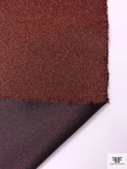 Italian Stretch Lamé Suiting - Metallic Red / Gold / Black 13 Italian Stretch Lamé Suiting - Metallic Red / Gold / Black -Fabrics And Fabrics Store 17746 7