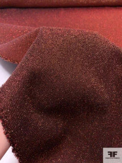 Italian Stretch Lamé Suiting - Metallic Red / Gold / Black 15 Italian Stretch Lamé Suiting - Metallic Red / Gold / Black -Fabrics And Fabrics Store 17746 9