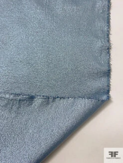 Italian Tissue Lamé With Vertical Stretch - Metallic Sky Blue 15 Italian Tissue Lamé With Vertical Stretch - Metallic Sky Blue -Fabrics And Fabrics Store 17767 5