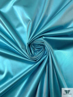 Italian Tissue Lamé - Electric Turquoise 11 Italian Tissue Lamé - Electric Turquoise -Fabrics And Fabrics Store 17771 2