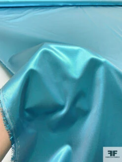 Italian Tissue Lamé - Electric Turquoise 15 Italian Tissue Lamé - Electric Turquoise -Fabrics And Fabrics Store 17771 9