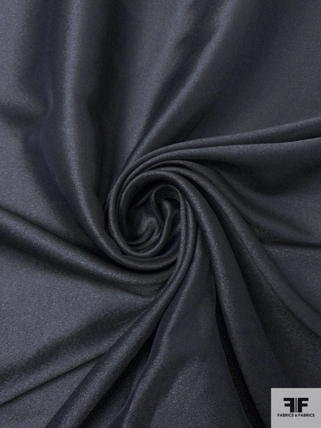 Italian Solid Subtle Lamé - Black 3 Italian Solid Subtle Lamé - Black