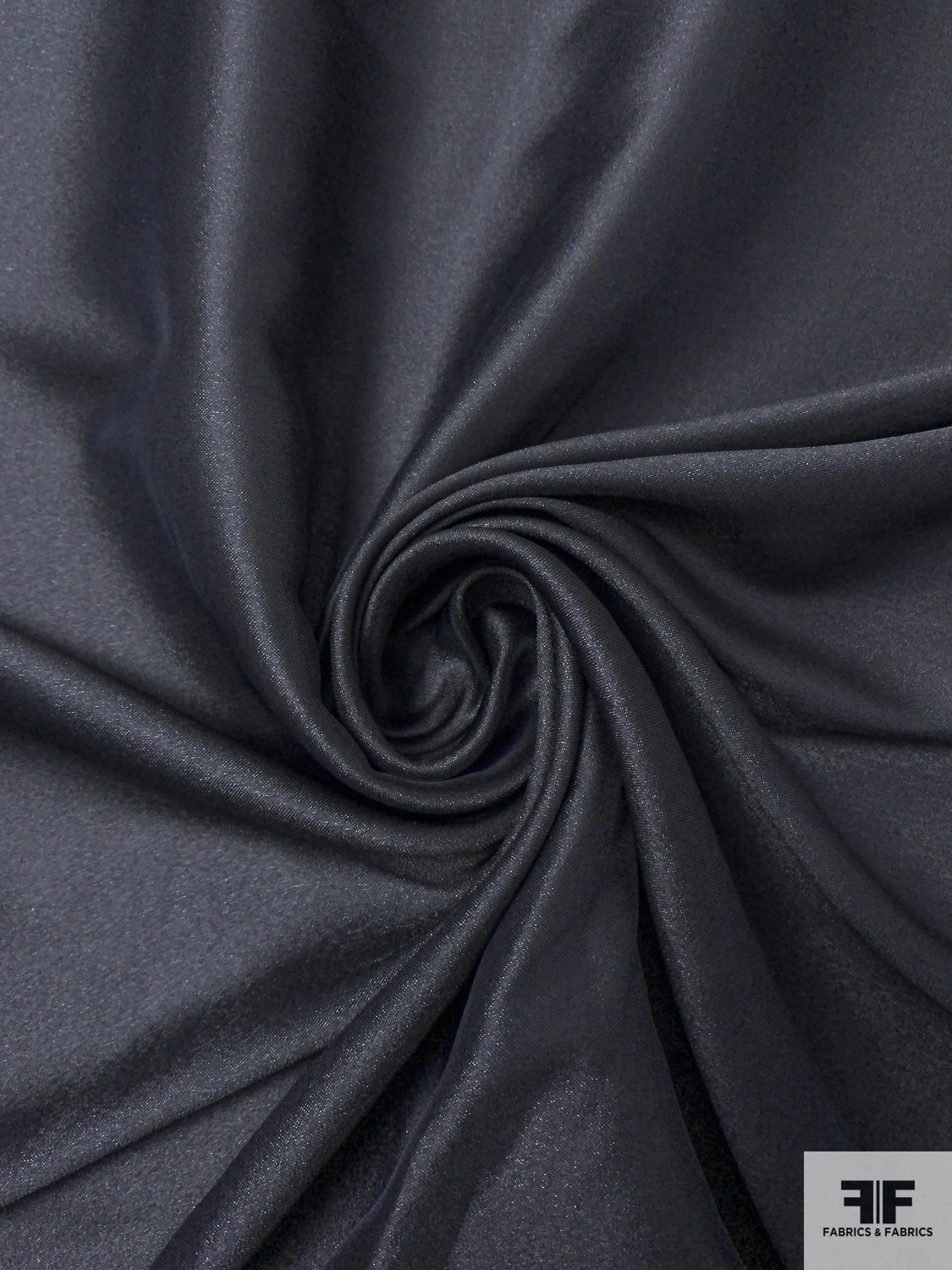 Italian Solid Subtle Lamé - Black 5 Italian Solid Subtle Lamé - Black - Image 3