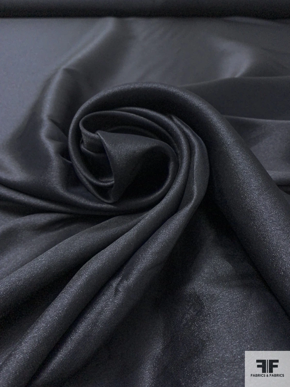 Italian Solid Subtle Lamé - Black 6 Italian Solid Subtle Lamé - Black - Image 4