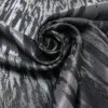 Italian Abstract Lamé-Brocade - Metallic Grey / Black -Fabrics And Fabrics Store 17780 3