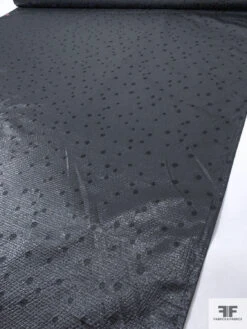 Italian Polka Dot Ottoman Lamé - Black 16 Italian Polka Dot Ottoman Lamé - Black -Fabrics And Fabrics Store 17791 8